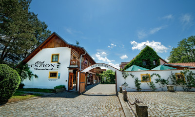 Gelände der Pension