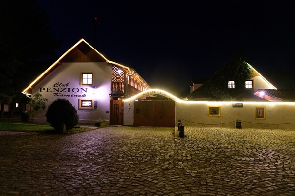 exteriér penzionu