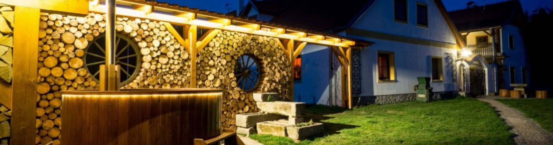 Autumn landscape around Pension Kaminek