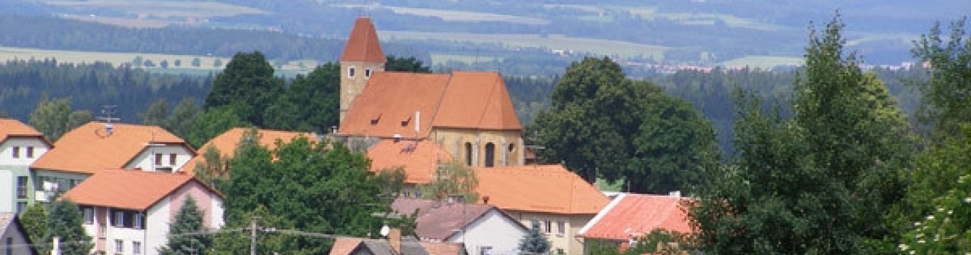 Autumn landscape around Pension Kaminek